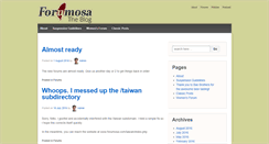 Desktop Screenshot of forumosa.org