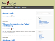 Tablet Screenshot of forumosa.org